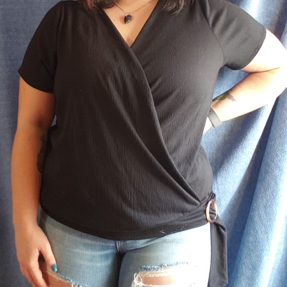 Faux Wrap Top - Picture 4 of 6